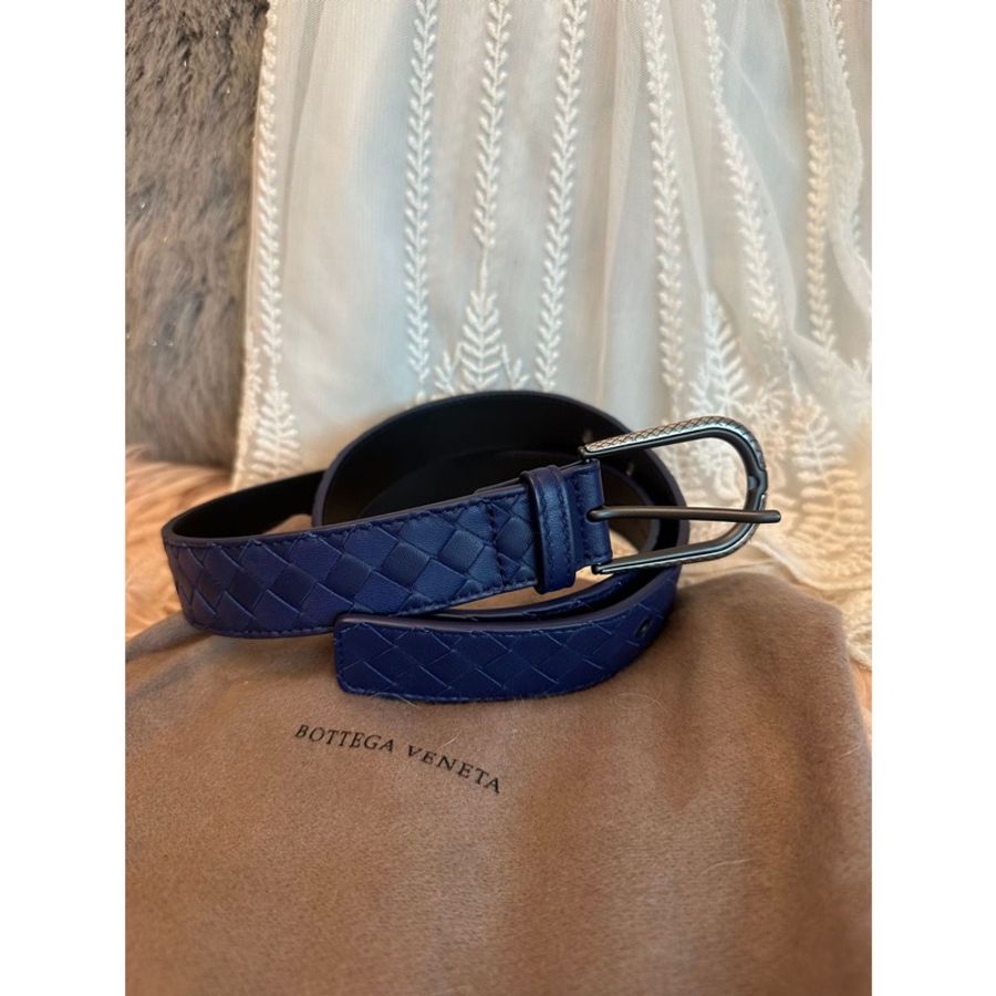 葆蝶家經典編織腰帶 皮帶 腰帶 男士  女士 Bottega Veneta Intrecciato belt men woman-10