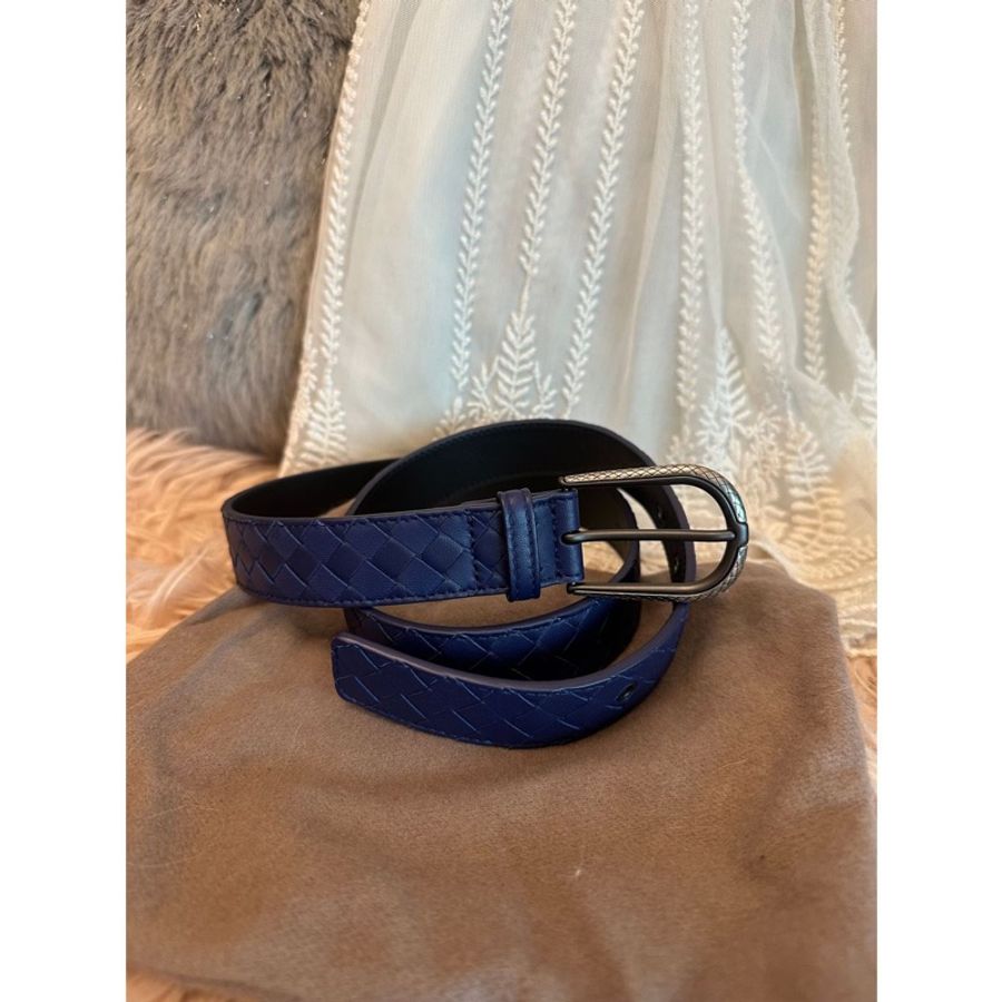 葆蝶家經典編織腰帶 皮帶 腰帶 男士  女士 Bottega Veneta Intrecciato belt men woman-11
