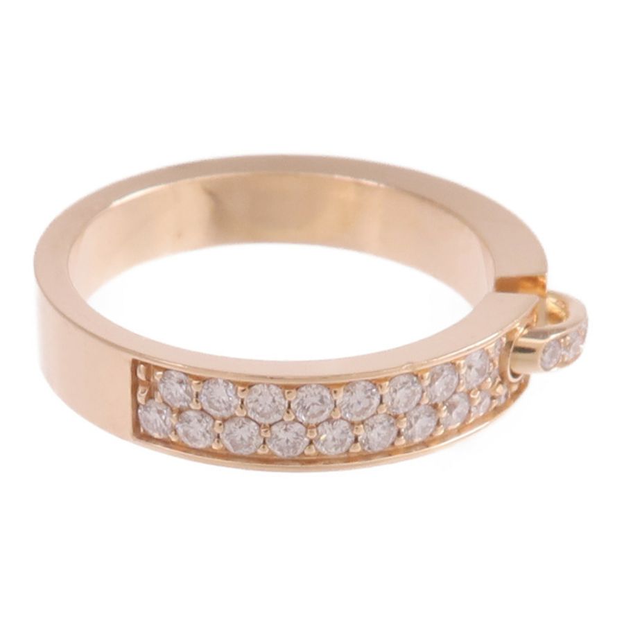 Chaumet 18K玫瑰金Liens Evidence Ring鑽石戒指Chaumet#47/US#4.25-3