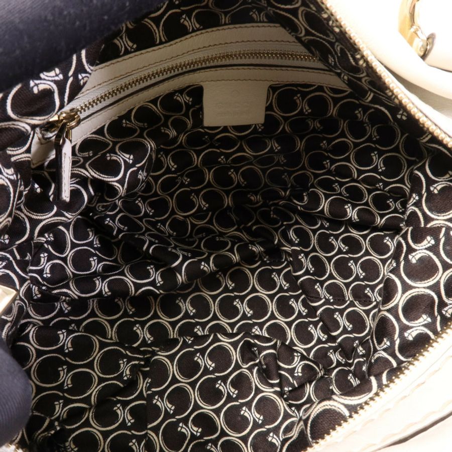GUCCI 牛皮皮革Boston Bag金扣手挽袋-4