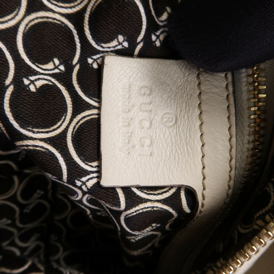 GUCCI 牛皮皮革Boston Bag金扣手挽袋-5