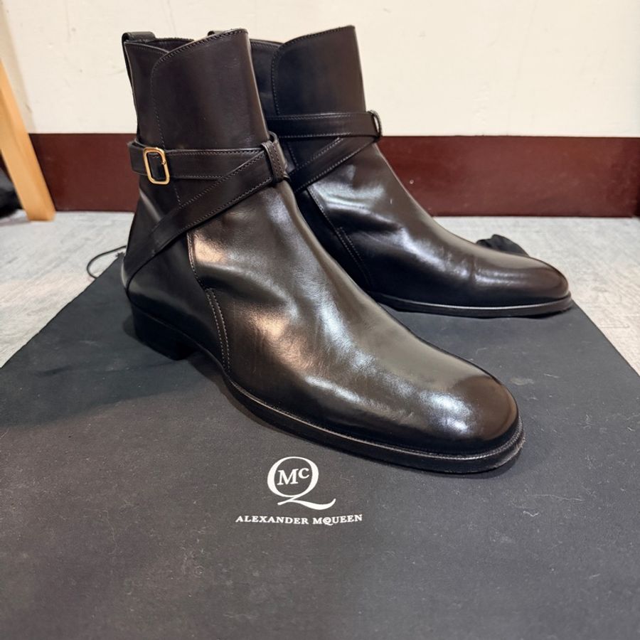 Alexander McQueen Jodhpur Boots-0