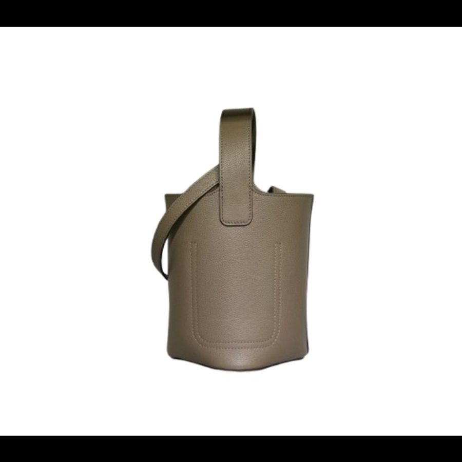 Loewe Mini Pebble 水桶包 金扣手挽肩背兩用手袋-2