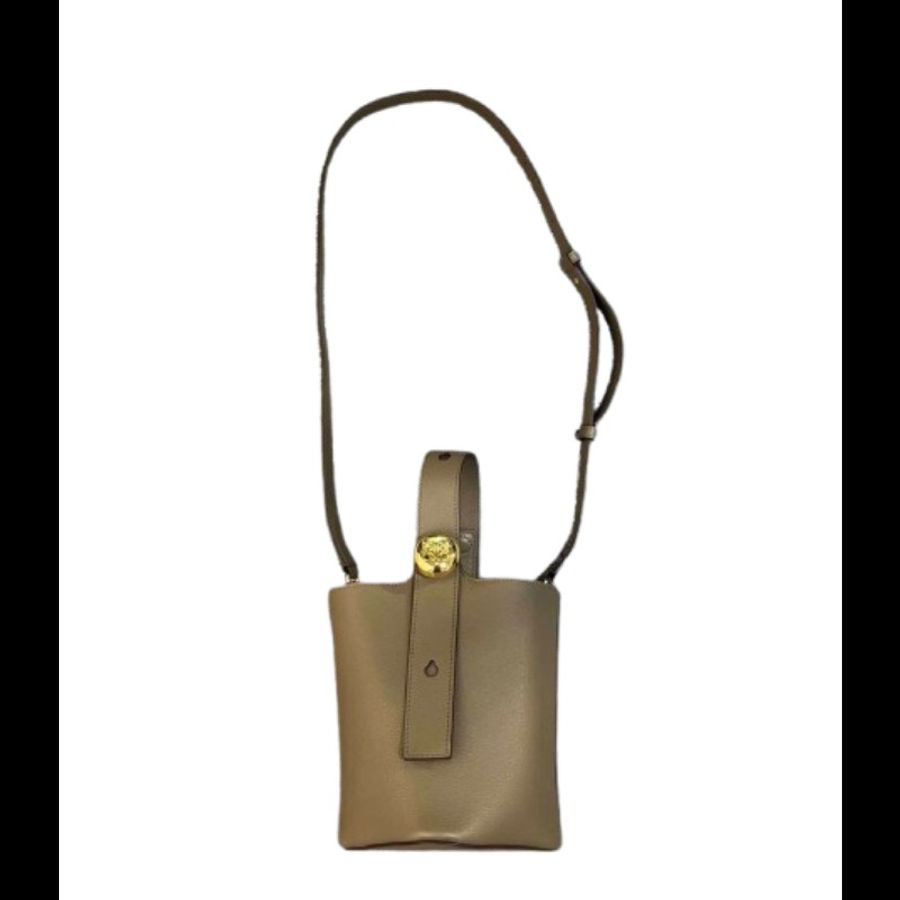 Loewe Mini Pebble 水桶包 金扣手挽肩背兩用手袋-3