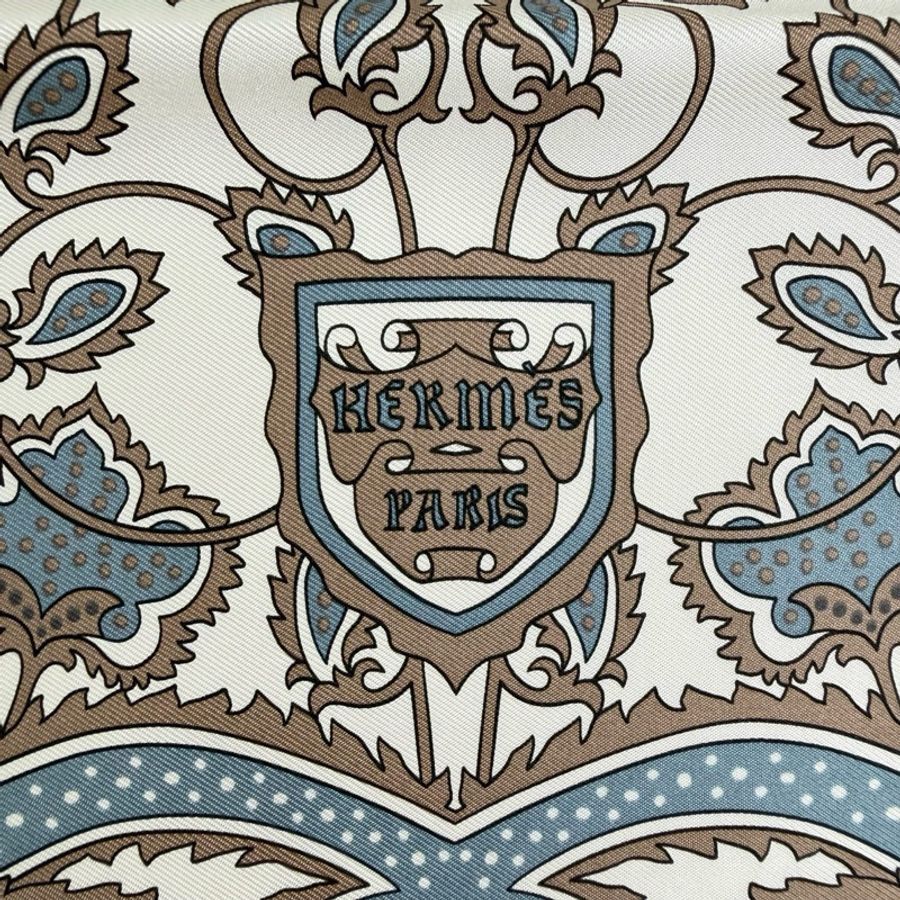 HERMES/愛馬仕桑蠶絲絲巾 全新 帶盒帶標 55*55cm-4