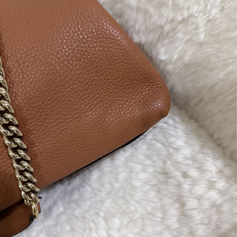 二手Gucci soho 手提肩背包(咖啡色)-29
