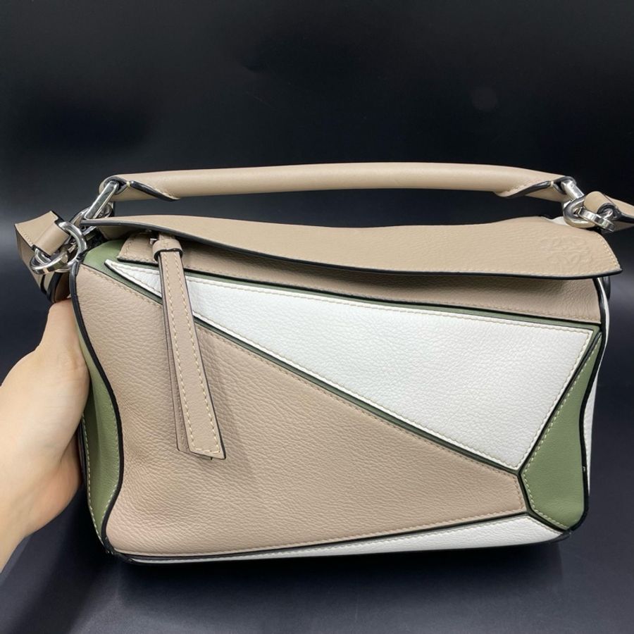 羅意威/Loewe拼色小號puzzle 24*15 附件：肩帶-0