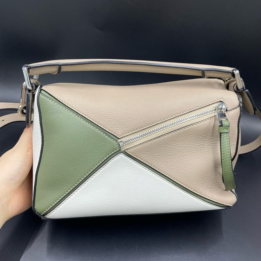 羅意威/Loewe拼色小號puzzle 24*15 附件：肩帶-1