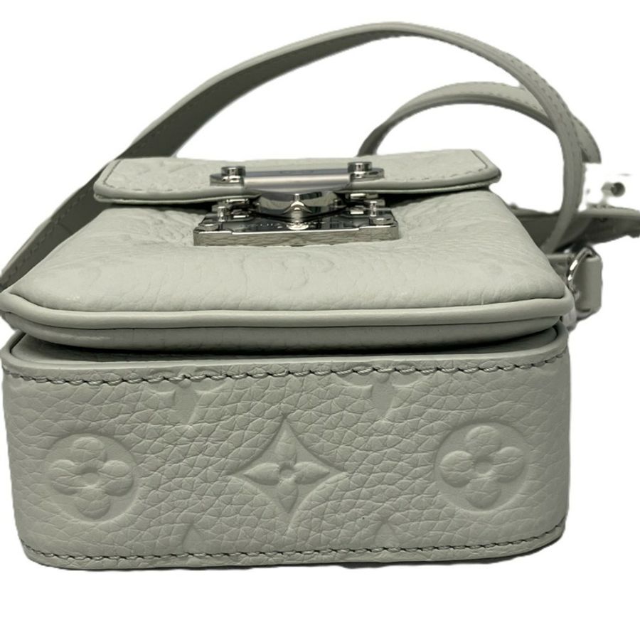 路易威登 (LOUIS VUITTON) Monogram S-Lock 直式穿戴式皮夾 M82568 肩包 皮革 薄荷綠 男士-3