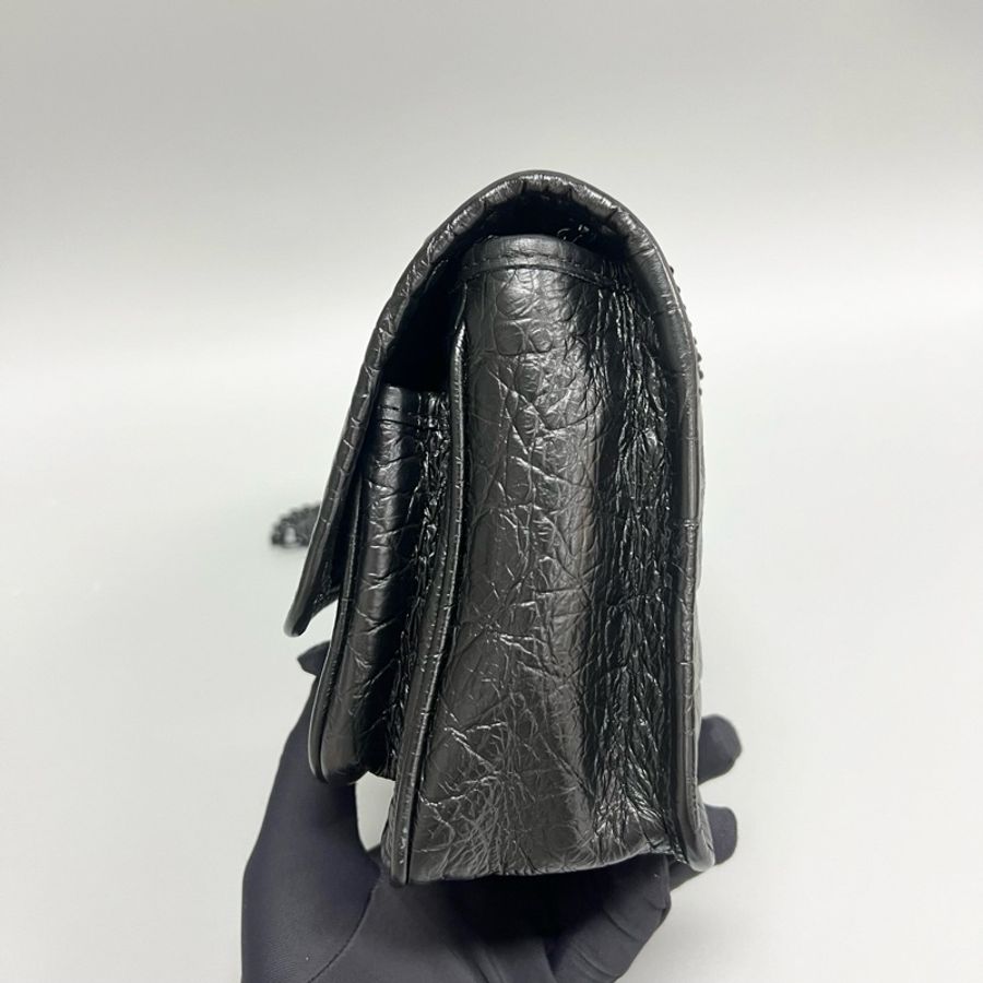 YSL/聖羅蘭 黑色鰐壓紋niki小號baby鏈條尺寸:22*17cm 附件:塵袋-5