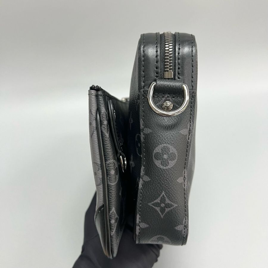 LV/路易威登 Trio黑武士老花三合一男士單肩斜挎包 20年編碼 尺寸:25x18x7cm 附件:子袋 肩帶-5