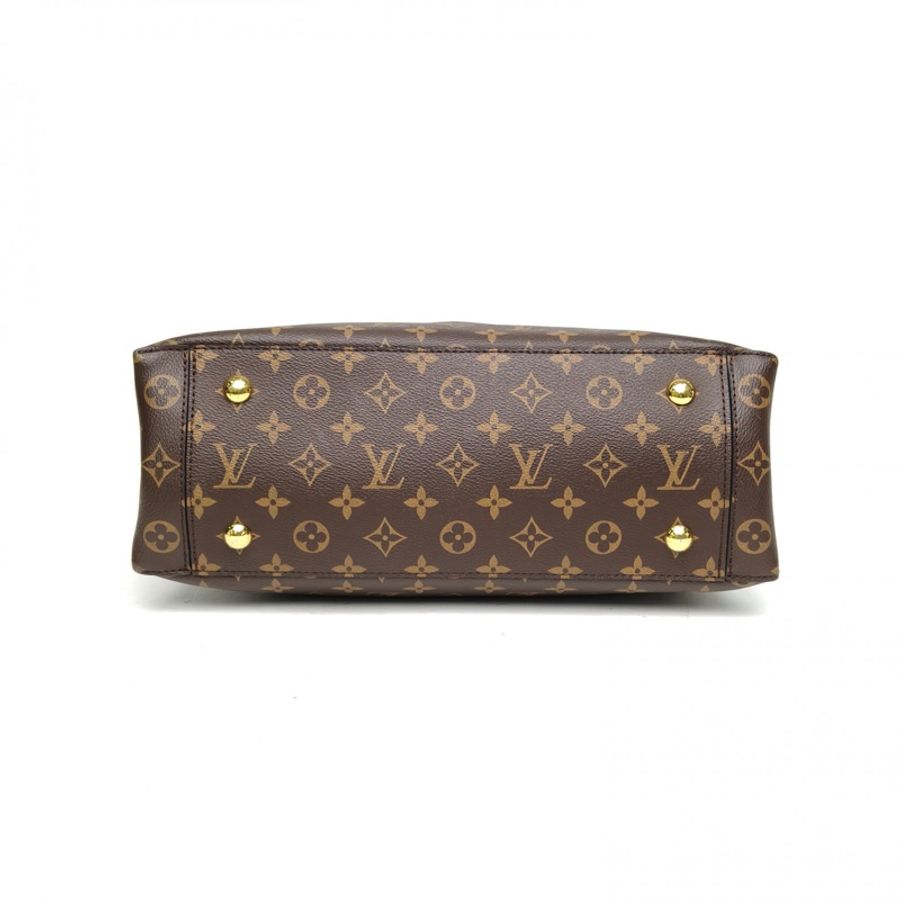 LOUIS VUITTON FlowerTote托特包黑色牛皮/PVC2019老花-3