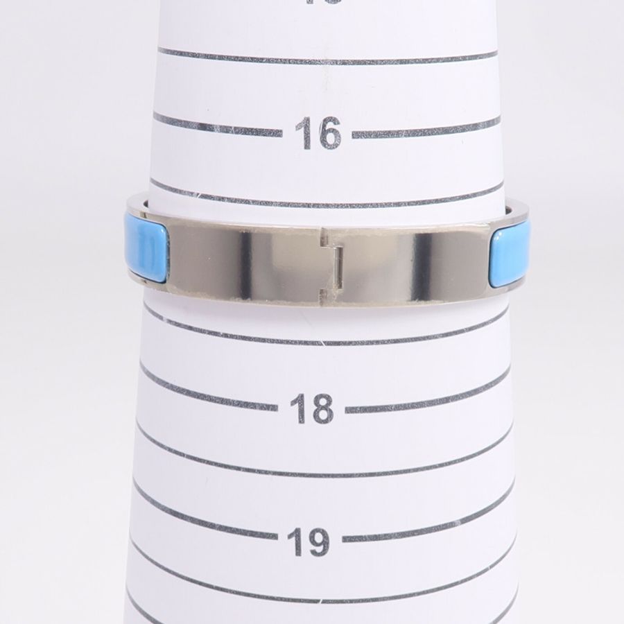 HERMES 金屬/琺瑯Clic H手鐲-9