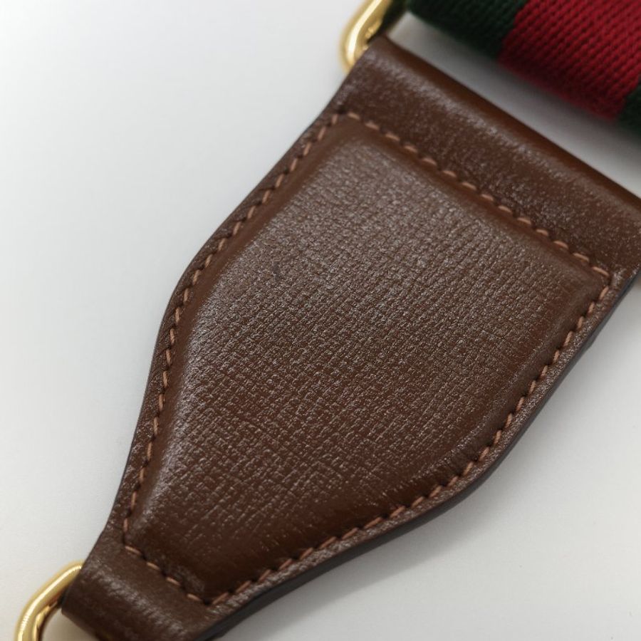 Gucci 古馳 Horsebit 1955 經典烏木色 GG Supreme 帆布 小牛皮 雙背帶 斜背包相機包-29