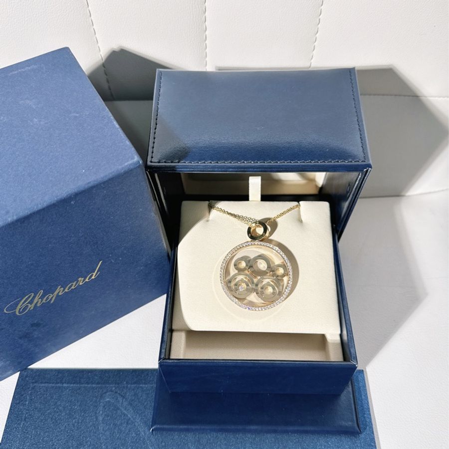 Chopard 蕭邦 Vintage, Happy Spirit 快樂鑽,5 圈超大號項鍊-0