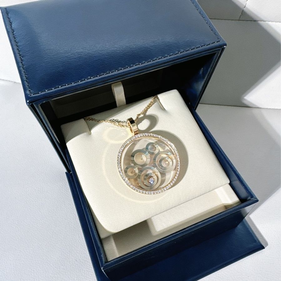 Chopard 蕭邦 Vintage, Happy Spirit 快樂鑽,5 圈超大號項鍊-3
