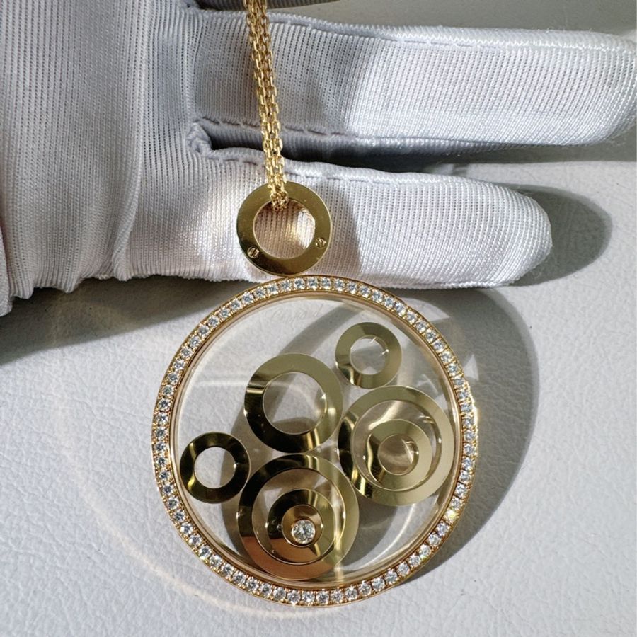 Chopard 蕭邦 Vintage, Happy Spirit 快樂鑽,5 圈超大號項鍊-5