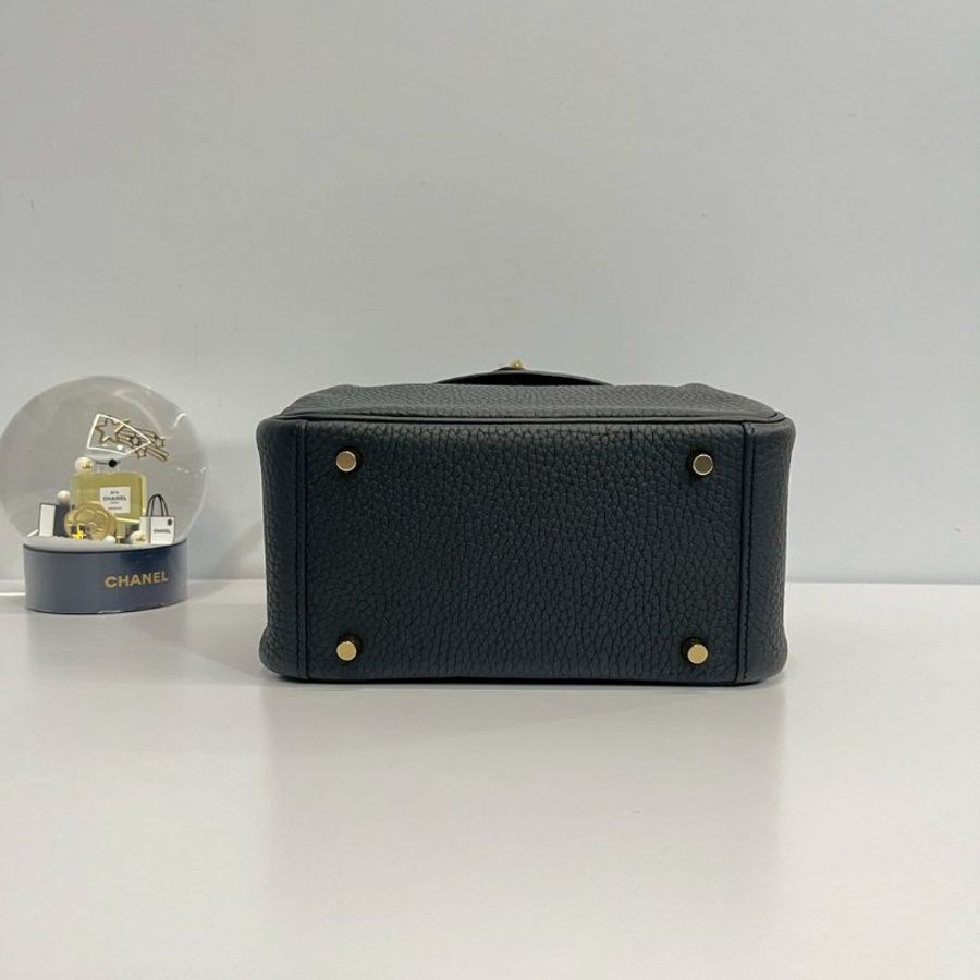 Hermes Mini Lindy 二代 黑金 全新 K 刻-6