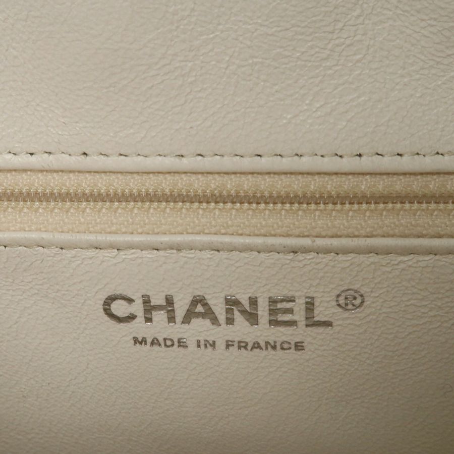 CHANEL Tweed Shoulder Bag銀扣肩背袋-12