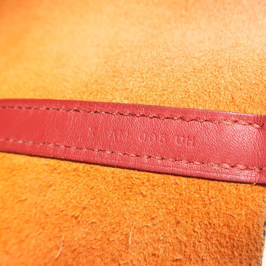HERMES 【Hermes Fair】Clemence皮革Picotin MM銀扣手挽袋Feu/Rouge Grenat-6