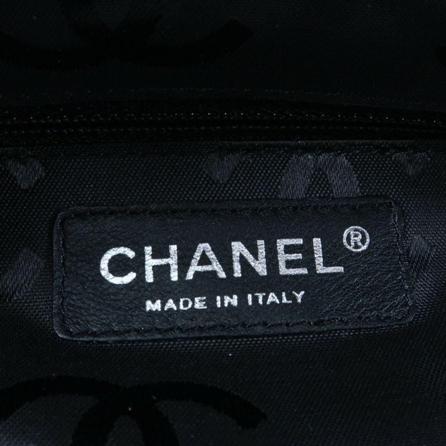 CHANEL 牛皮皮革Cambon Small Rectangle銀扣手挽袋-14