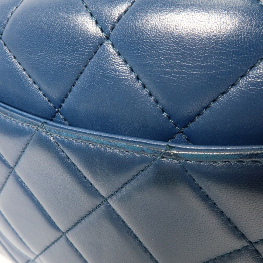 CHANEL 羊皮皮革Trendy CC金扣鏈帶手挽肩背兩用袋-3
