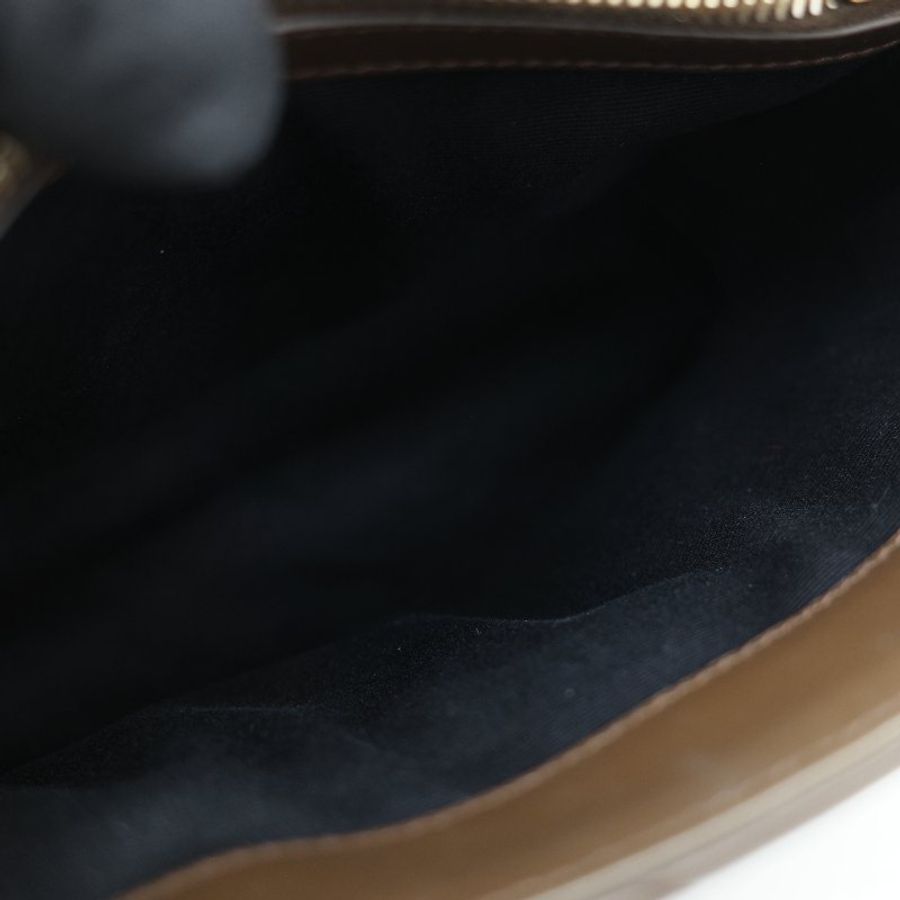 Saint Laurent YSL 聖羅蘭 Loulou 經典土褐色 絎縫小牛皮 Y 字縫線 翻蓋 鏈條斜背包-29