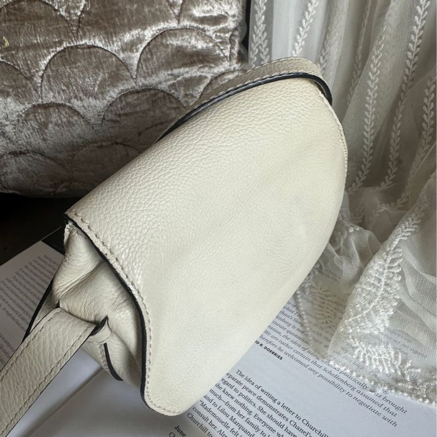 蔻依 馬鞍包 馬蹄包 肩背  手提包 側背包 斜背包 中古包 經典款 Chloe Marcie bag-18