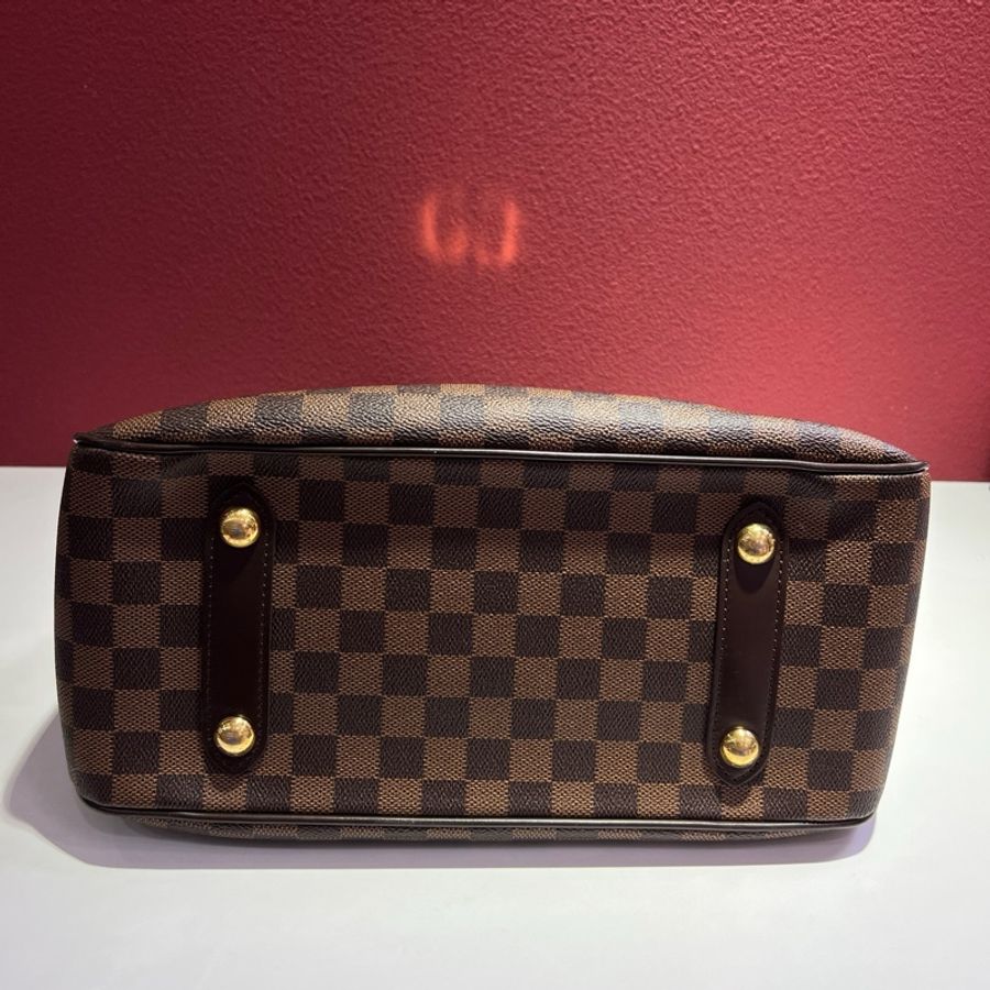 路易威登/Louis Vuitton Cabas系列 金扣 經典棋盤格棕色手提包 斜挎包 1尺寸：33*14*29 cm-13