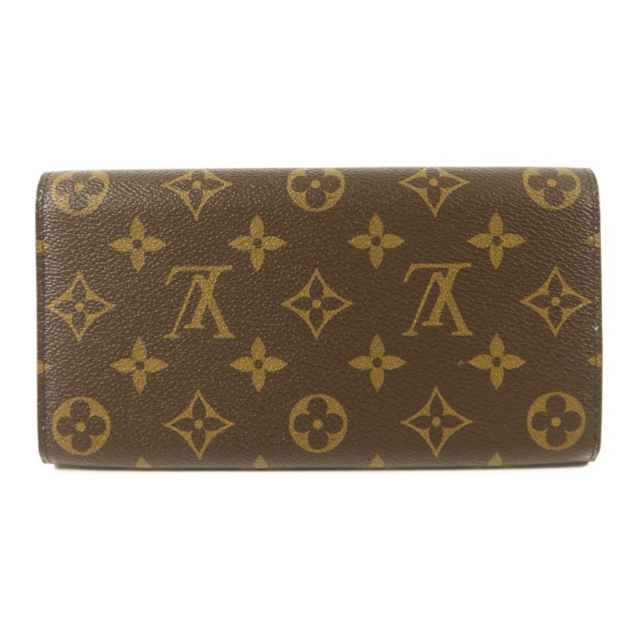 LOUIS VUITTON Monogram Sarah金扣長錢包-1