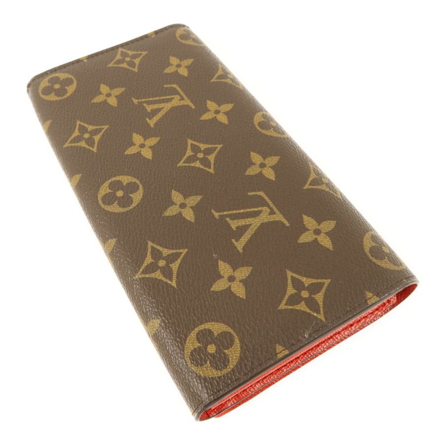 LOUIS VUITTON Monogram Sarah金扣長錢包-3
