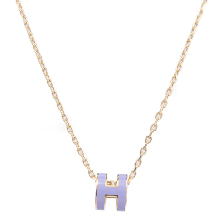 HERMES 金屬Mini Pop H Necklace項鍊-1
