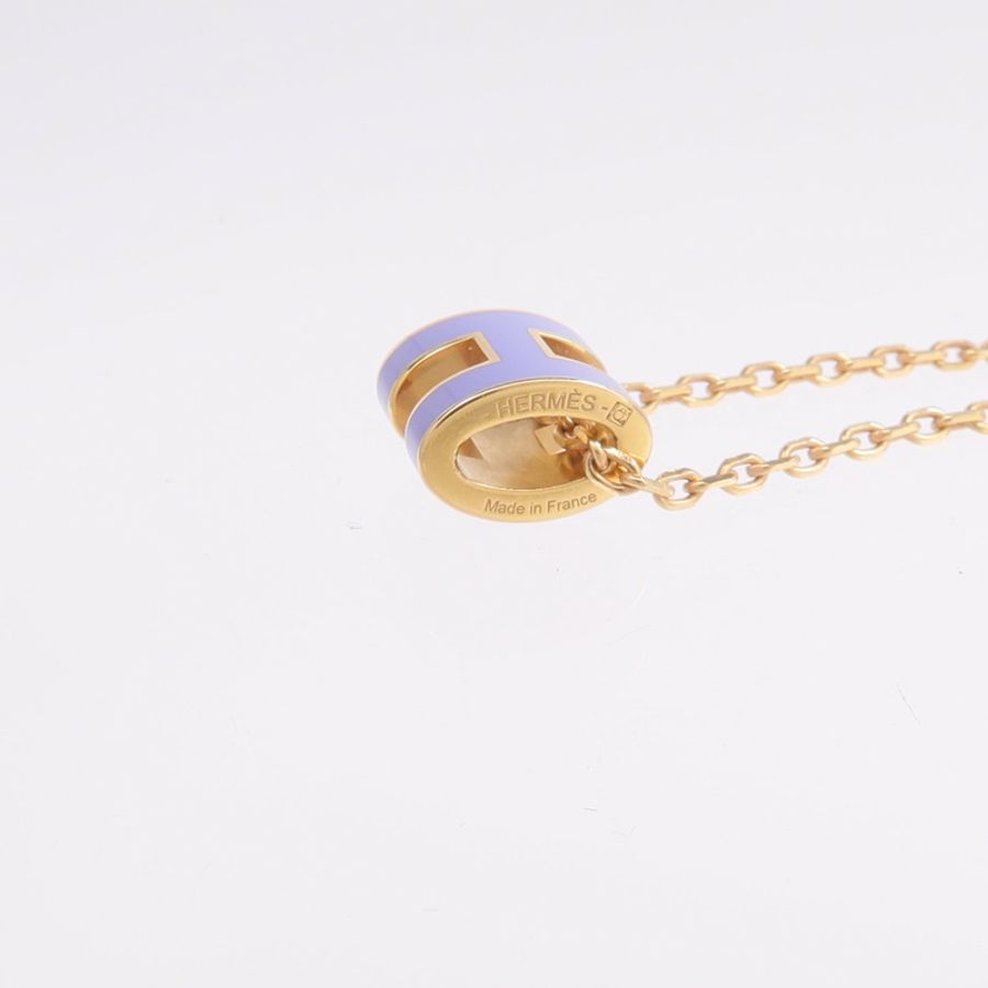 HERMES 金屬Mini Pop H Necklace項鍊-6