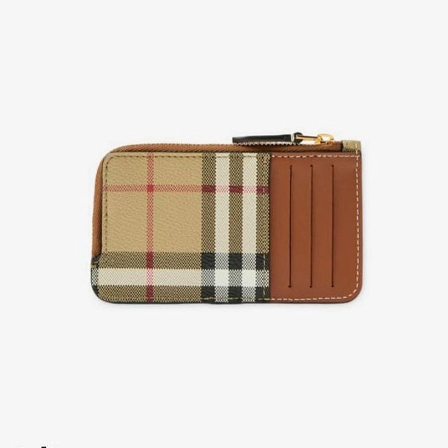 💎Han's house精品服飾💎 Burberry 小牛皮 零錢 卡 包 卡夾13X8CM 義大利製 現貨 原價11800-2