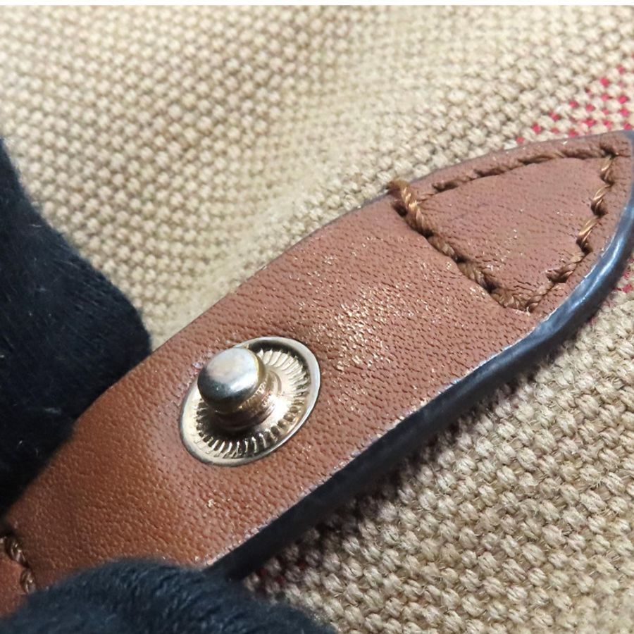格紋 帆布 後背包【BURBERRY 巴寶莉】 4012432-16