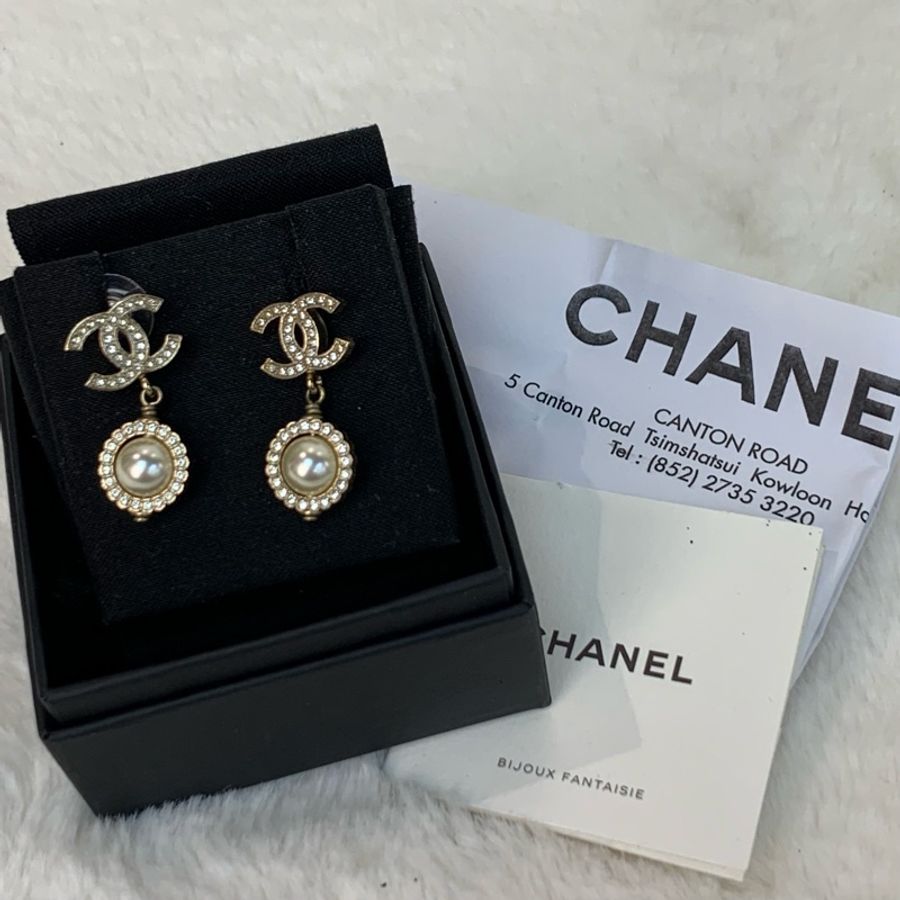 小資女最愛❤️🔥Chanel珍珠耳環-0