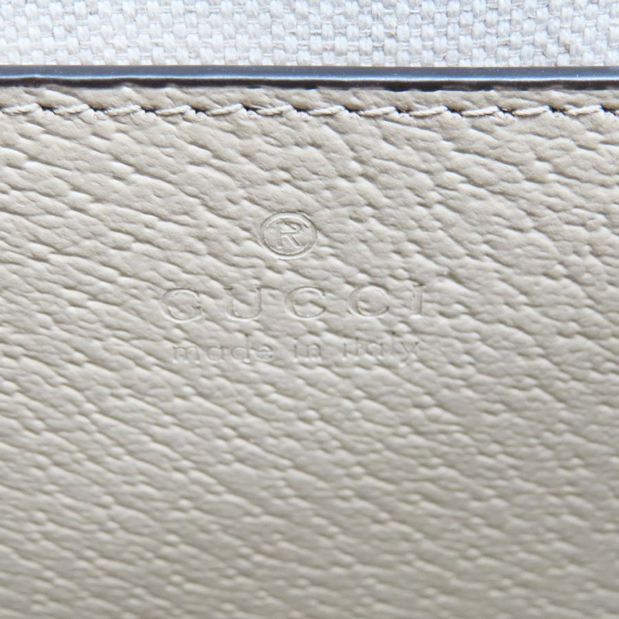 米色 PVC塗層帆布 Ophidia 小號手提包【GUCCI 古馳】 547551-5