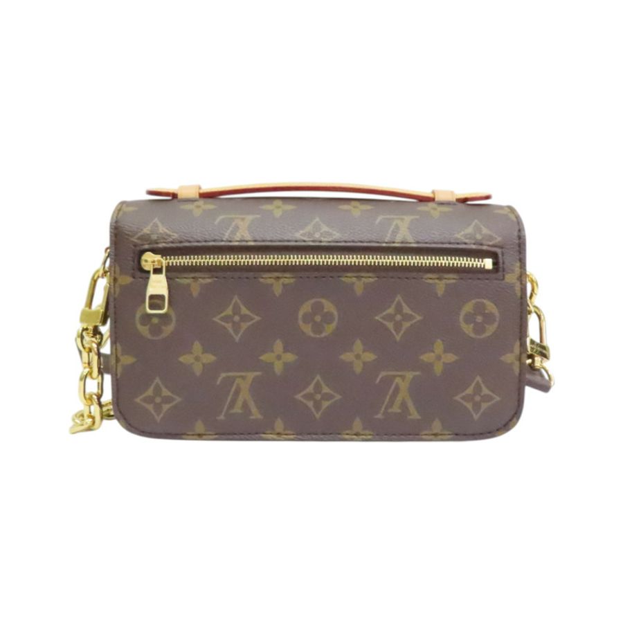 棕色 原花帆布 Pochette Metis East West 肩背包【LOUIS VUITTON LV 路易威登】 M46279-1
