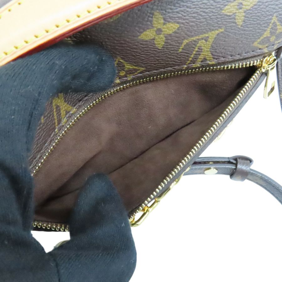 棕色 原花帆布 Pochette Metis East West 肩背包【LOUIS VUITTON LV 路易威登】 M46279-8