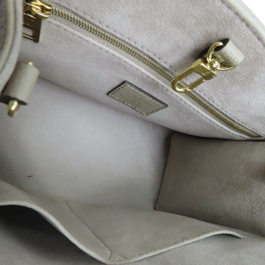 斑鳩灰色 原花 牛皮 壓紋 OnTheGo PM 兩用包【LOUIS VUITTON LV 路易威登】 M45779-4