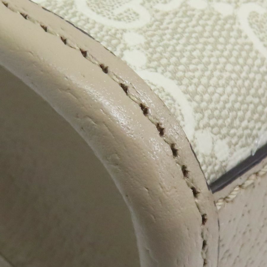 米白色 GG Supreme 帆布 肩背包【GUCCI 古馳】 671623-12