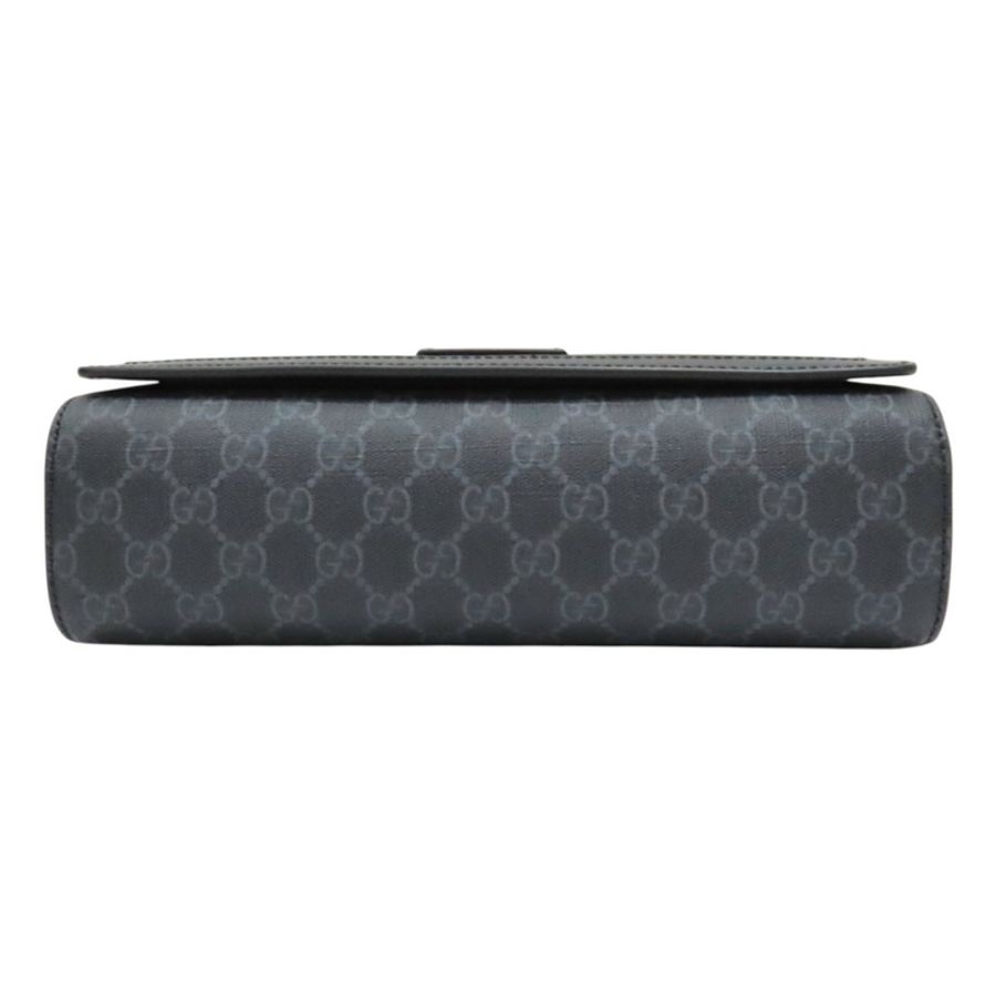 黑色 帆布 GG Supreme 肩背包【GUCCI 古馳】 771167-3