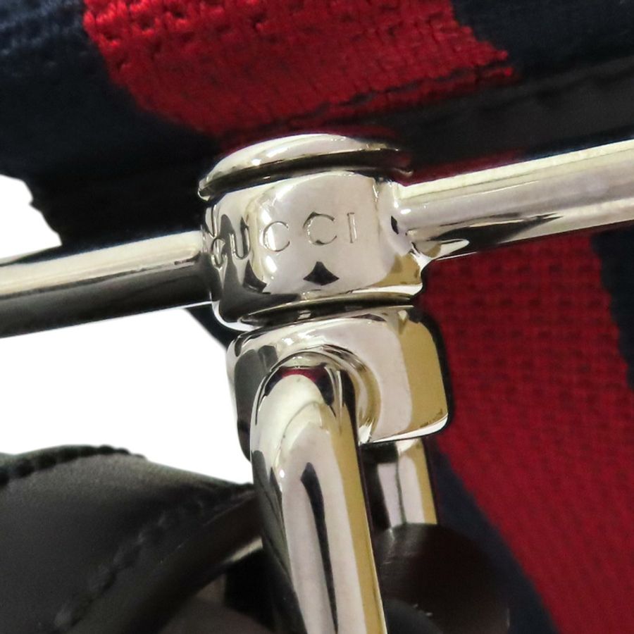 黑色 帆布 GG Supreme 肩背包【GUCCI 古馳】 771167-9