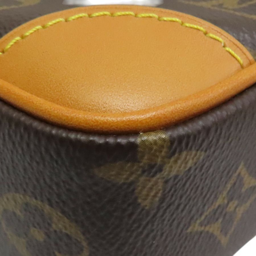 棕色 原花帆布 Trocadero Wearable Wallet 肩背包【LOUIS VUITTON LV 路易威登】 M14058-11