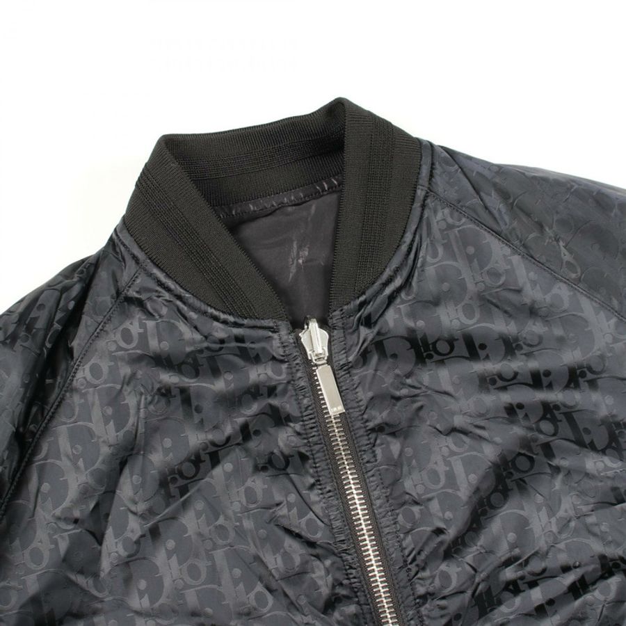Dior Oblique Blouson 其他夾克 尼龍 海軍藍 二手 男士-5