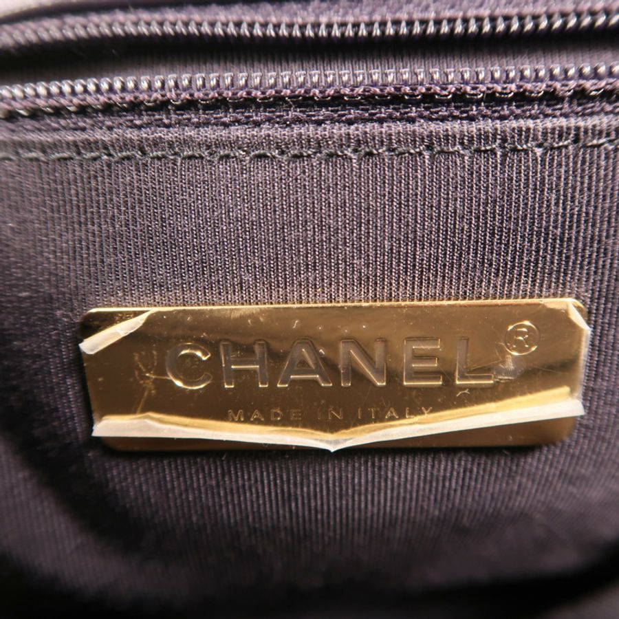 CHANEL 羊皮皮革C19 Small金扣手挽肩背兩用袋-5