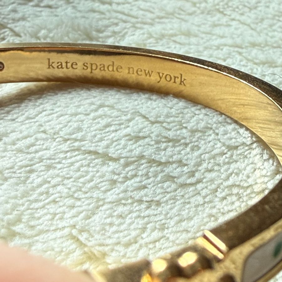 Kate Spade 幸運草搪瓷手鐲-3