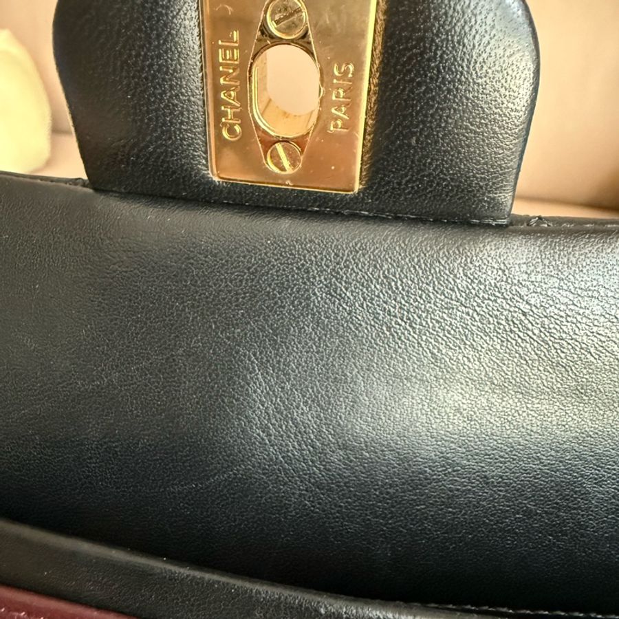 Chanel Classic Flap Bag 黑色菱格紋手袋-27