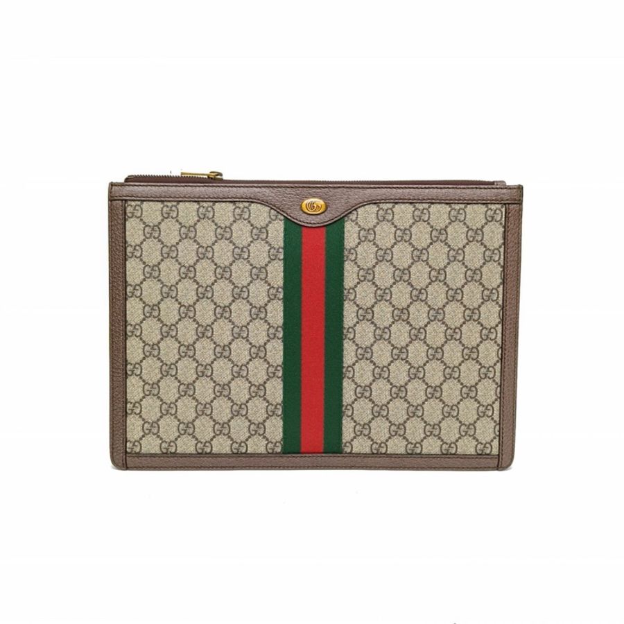 GUCCI 老花PVCGucci手拿包-0