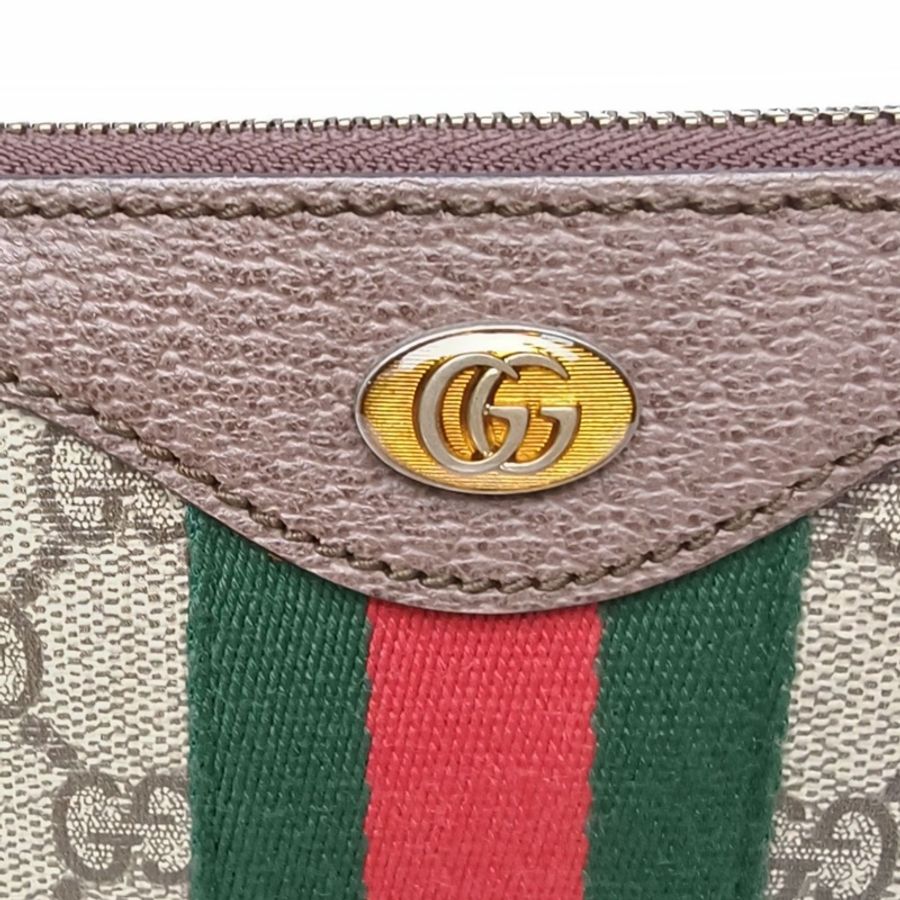 GUCCI 老花PVCGucci手拿包-4